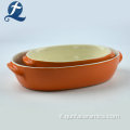 Set da 2 cottura in ceramica ovale